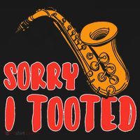Sorry I Tooted Funny Saxophone Player Gifts Women's Tank Top thumb 5