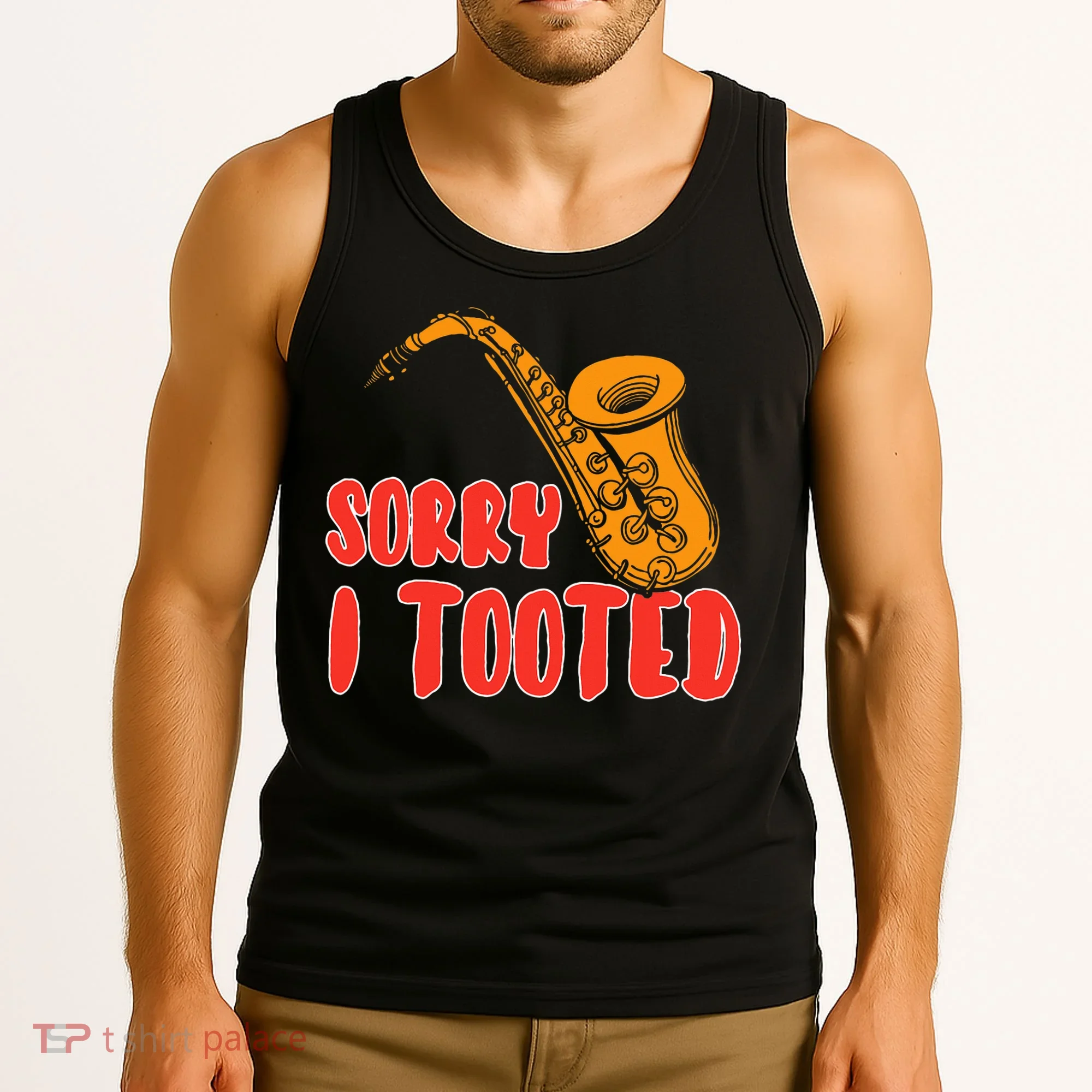Sorry I Tooted Funny Saxophone Player Gifts Tank Top