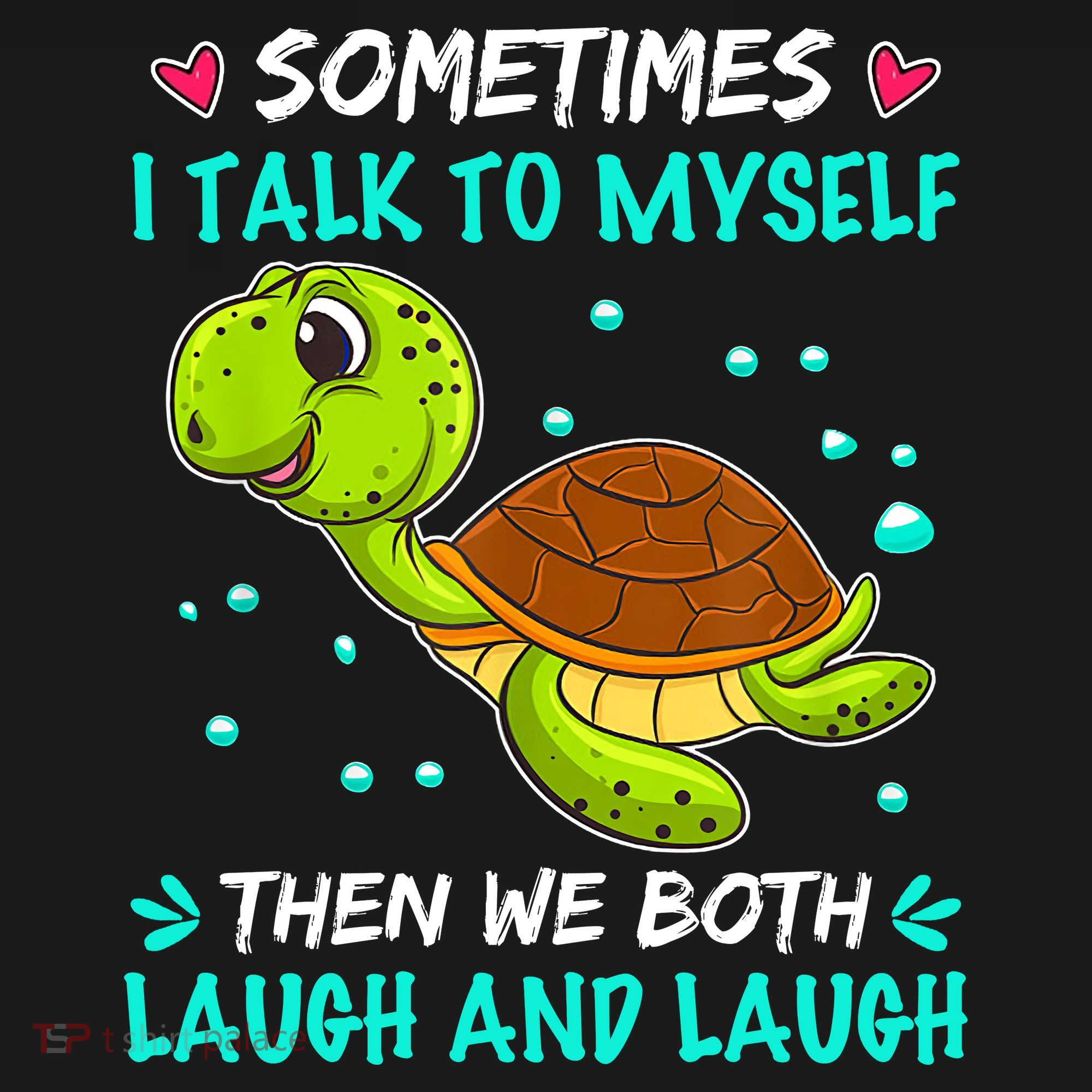 Sometimes I Talk To Myself The We Both Laugh And Laugh Cute Turtle Mousepad
