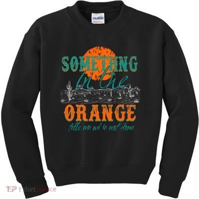 Something In The Orange Tells Me We're Not Done Kids Sweatshirt