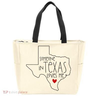 Someone In Texas Loves Me Tote Bag