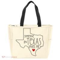 Someone In Texas Loves Me Tote Bag thumb 0