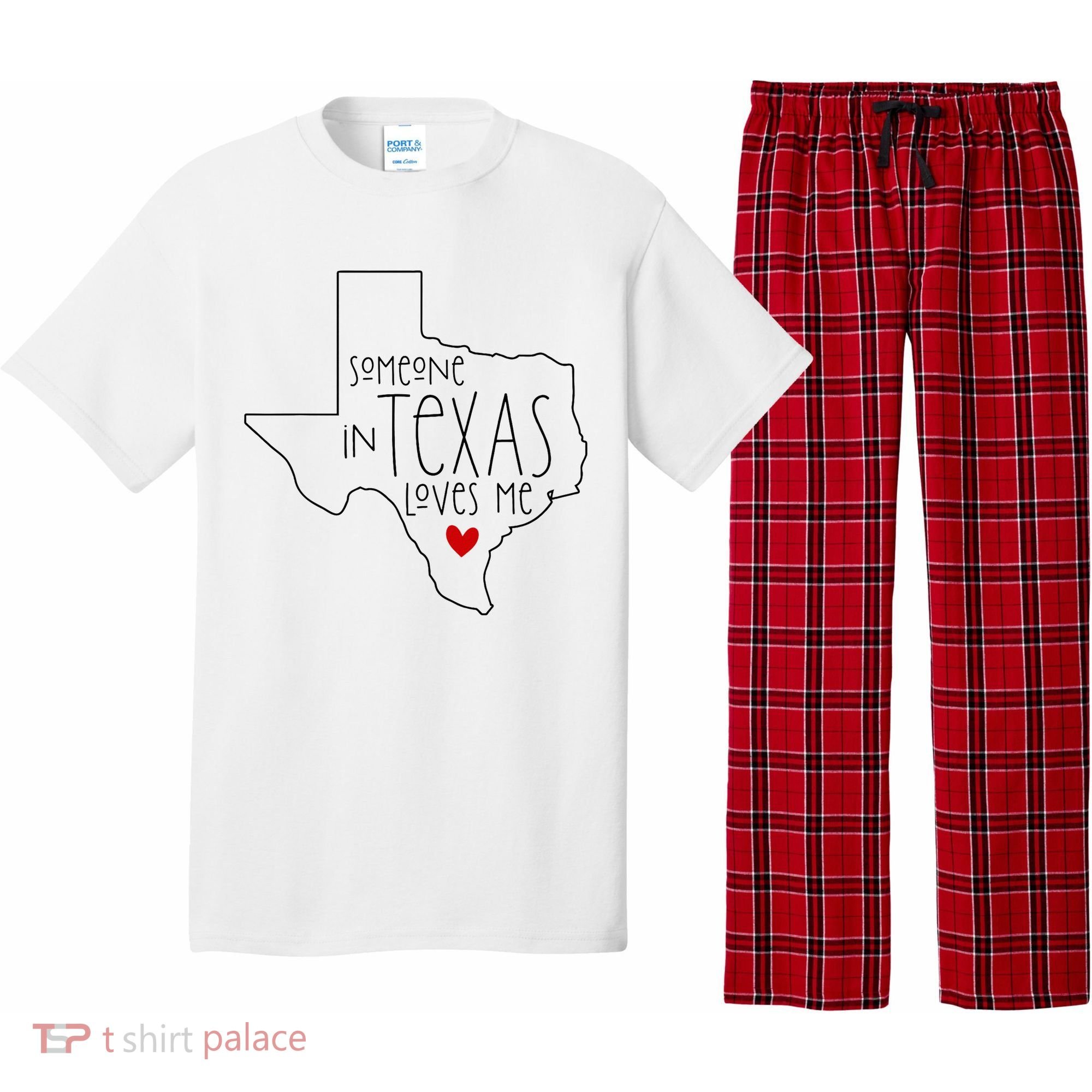 Someone In Texas Loves Me Pajama Set