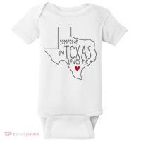 Someone In Texas Loves Me Baby Bodysuit thumb 0