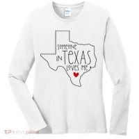 Someone In Texas Loves Me Women's Long Sleeve Shirt thumb 0