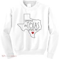 Someone In Texas Loves Me Kids Sweatshirt thumb 0