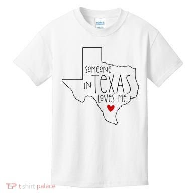 Someone In Texas Loves Me Kids T-Shirt