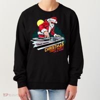 Santa Is The DJ Women's Sweatshirt thumb 0