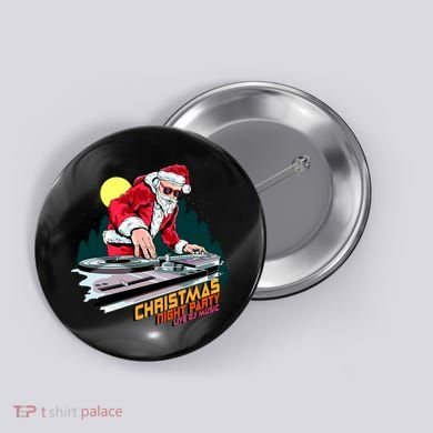 Santa Is The DJ Button