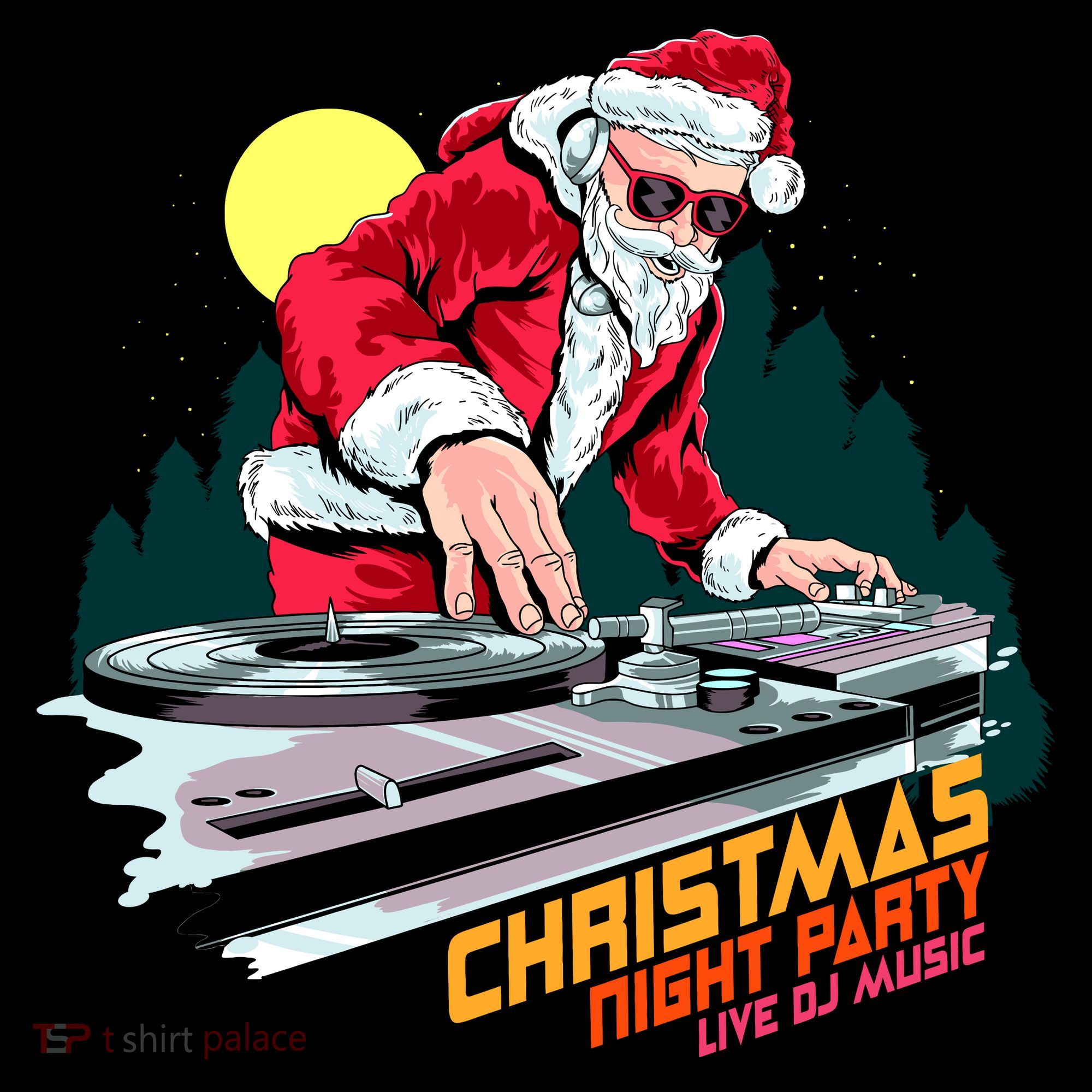 Santa Is The DJ Button