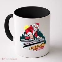 Santa Is The DJ Coffee Mug thumb 0