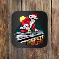 Santa Is The DJ Coaster thumb 0