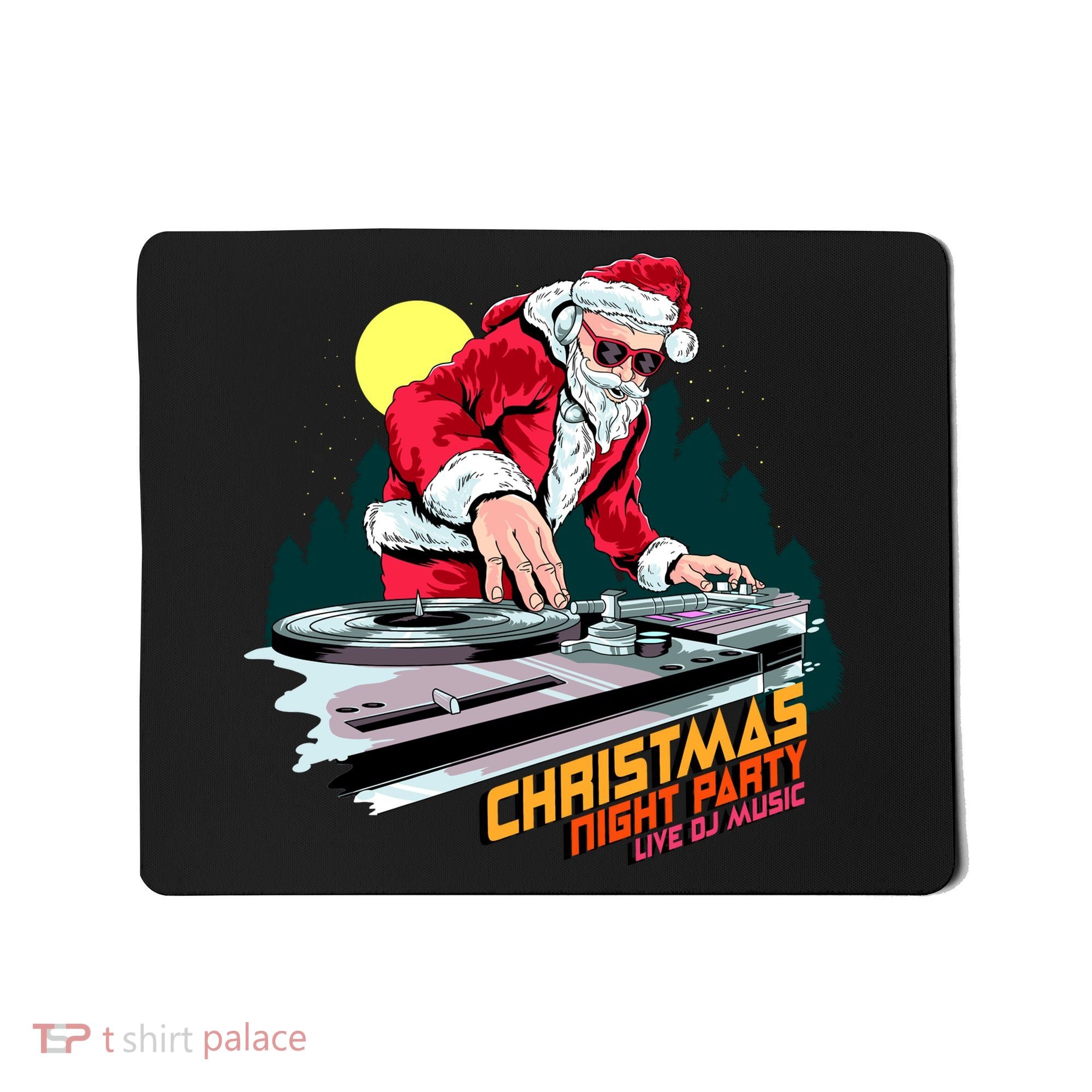 Santa Is The DJ Mousepad