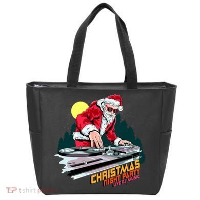 Santa Is The DJ Tote Bag