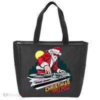 Santa Is The DJ Tote Bag thumb 0