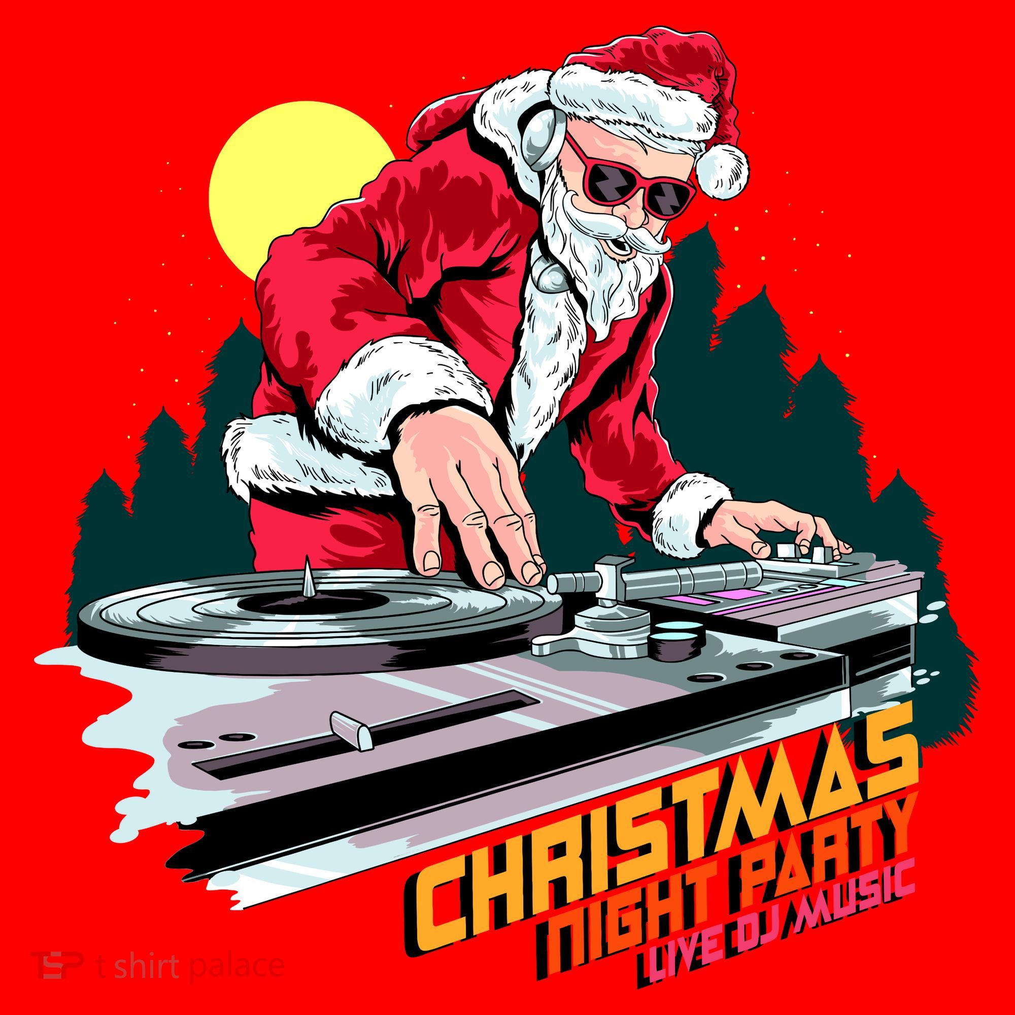 Santa Is The DJ Santa Hat