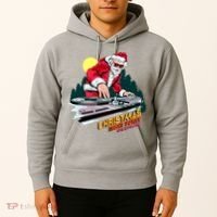 Santa Is The DJ Hoodie thumb 2