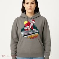 Santa Is The DJ Hoodie thumb 5