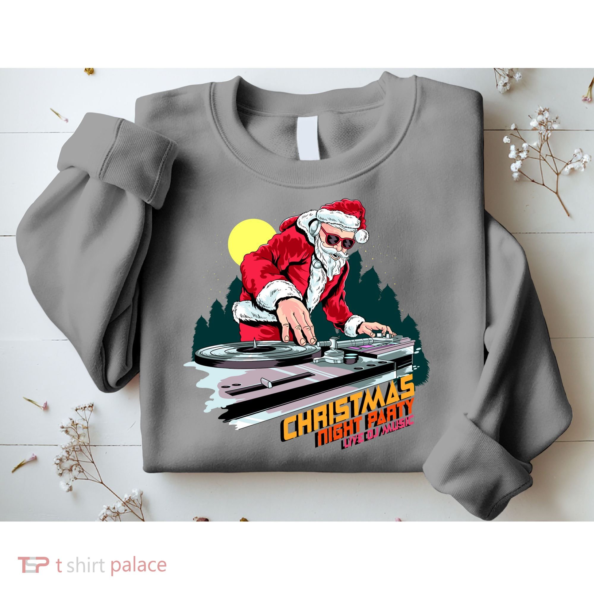 Santa Is The DJ Sweatshirt