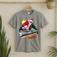 Santa Is The DJ T-Shirt thumb 2