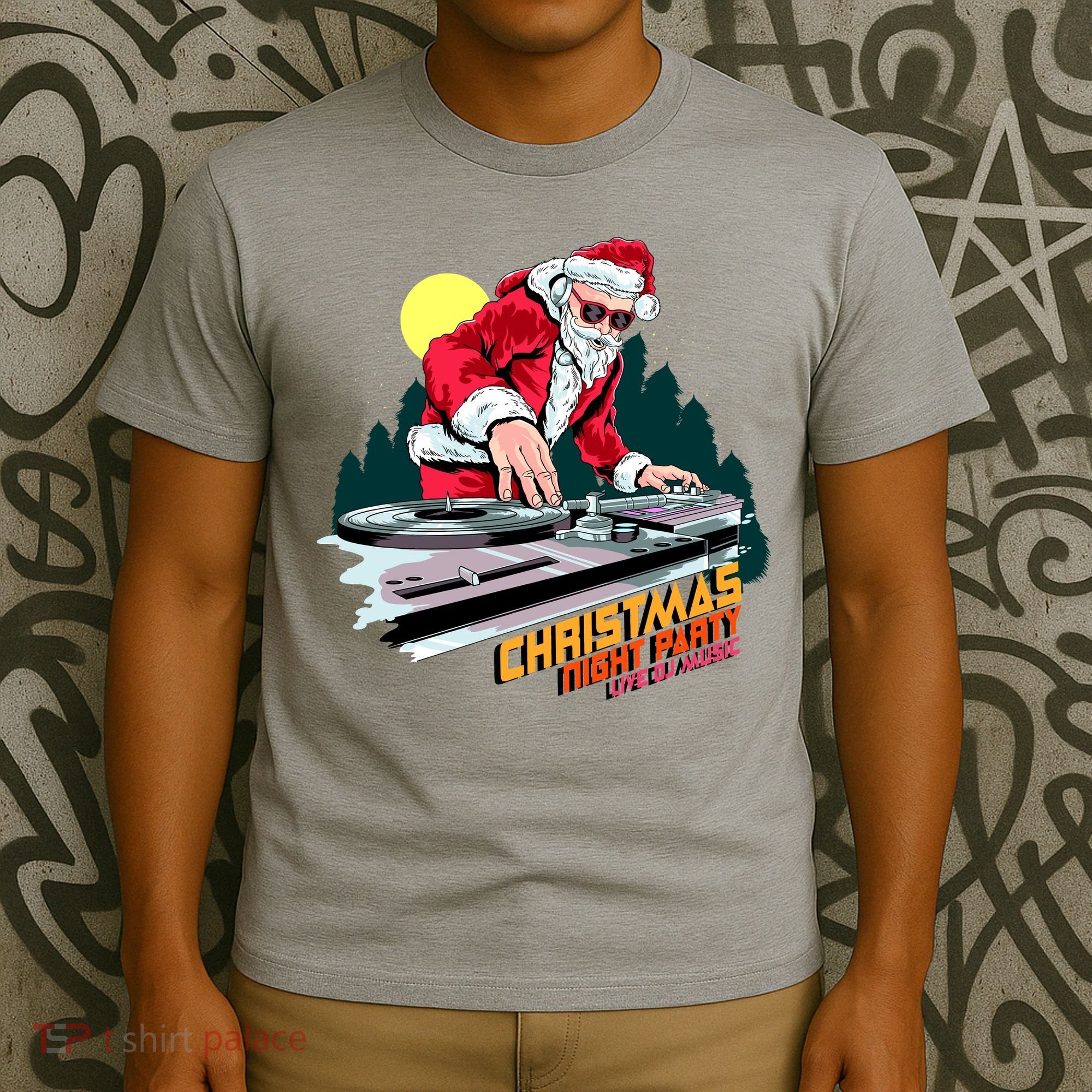 Santa Is The DJ T-Shirt