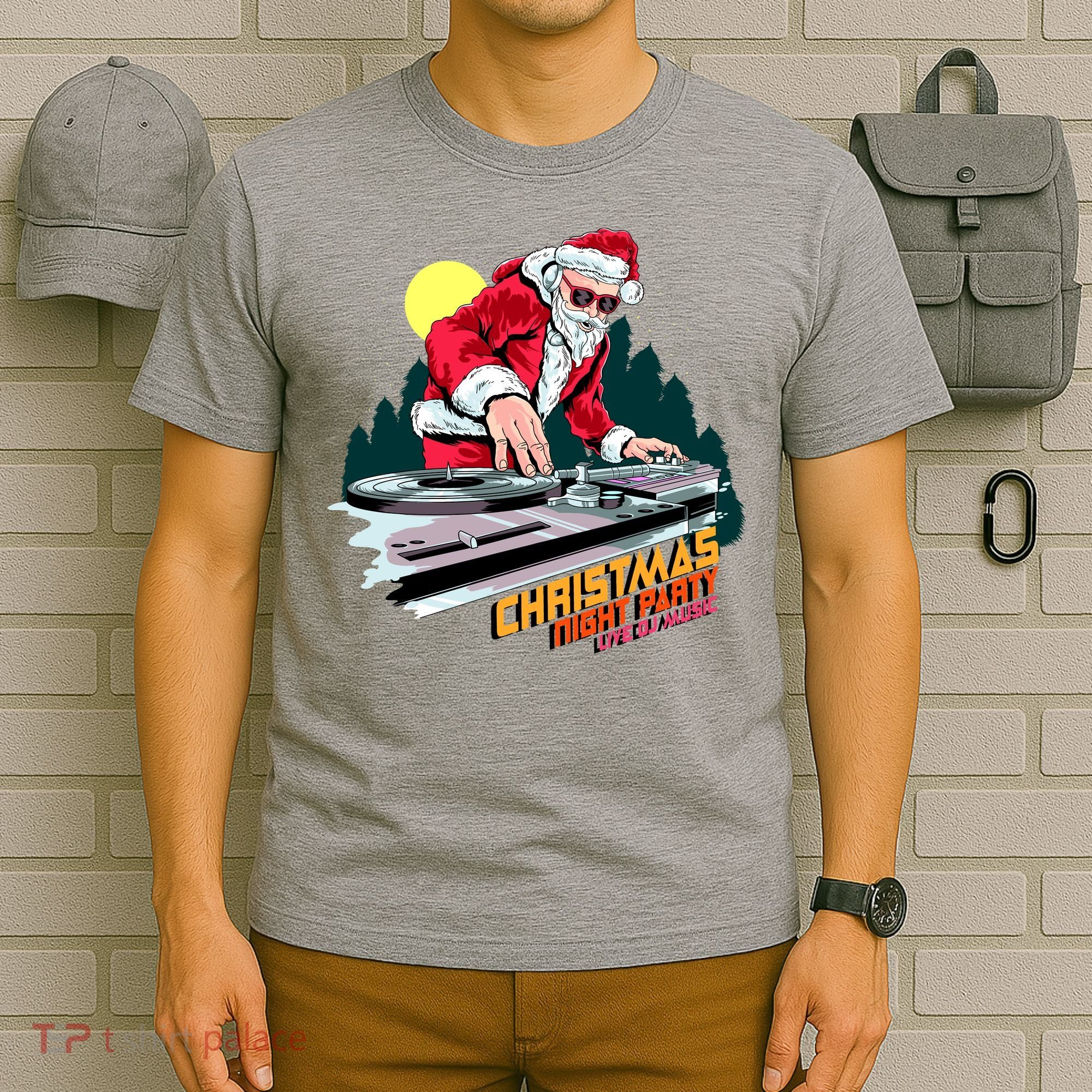 Santa Is The DJ T-Shirt
