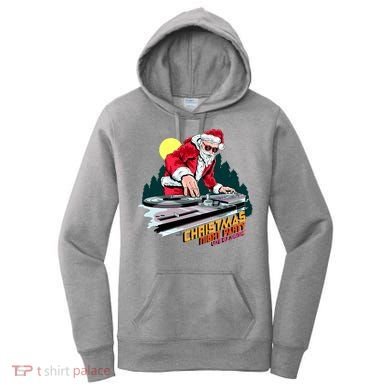 Santa Is The DJ Women's Hoodie