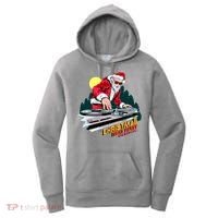 Santa Is The DJ Women's Hoodie thumb 0
