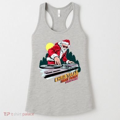 Santa Is The DJ Women's Tank Top
