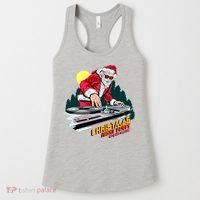 Santa Is The DJ Women's Tank Top thumb 0
