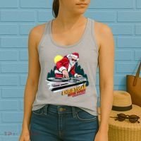 Santa Is The DJ Women's Tank Top thumb 2