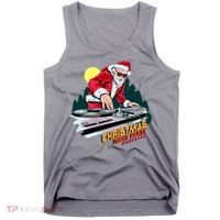 Santa Is The DJ Tank Top thumb 0