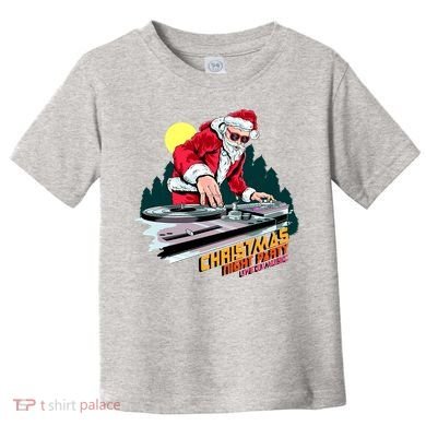 Santa Is The DJ Toddler T-Shirt
