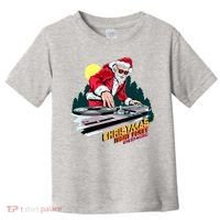 Santa Is The DJ Toddler T-Shirt thumb 0