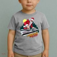 Santa Is The DJ Toddler T-Shirt thumb 2