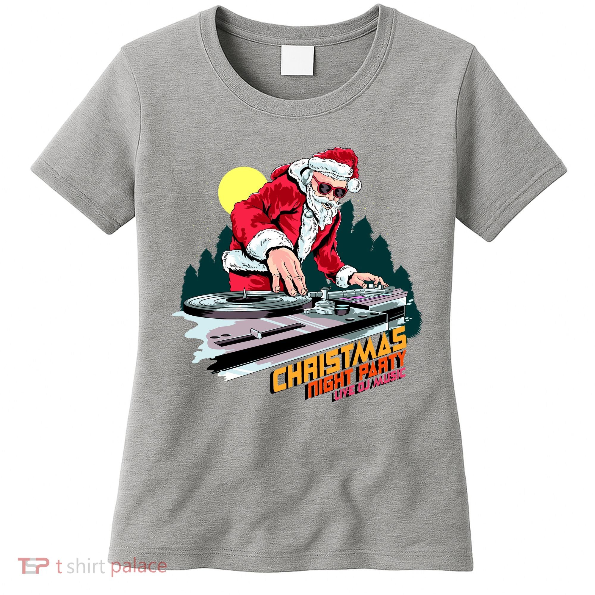Santa Is The DJ Women's T-Shirt