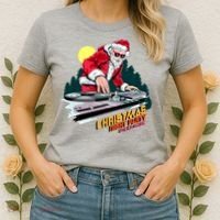 Santa Is The DJ Women's T-Shirt thumb 2