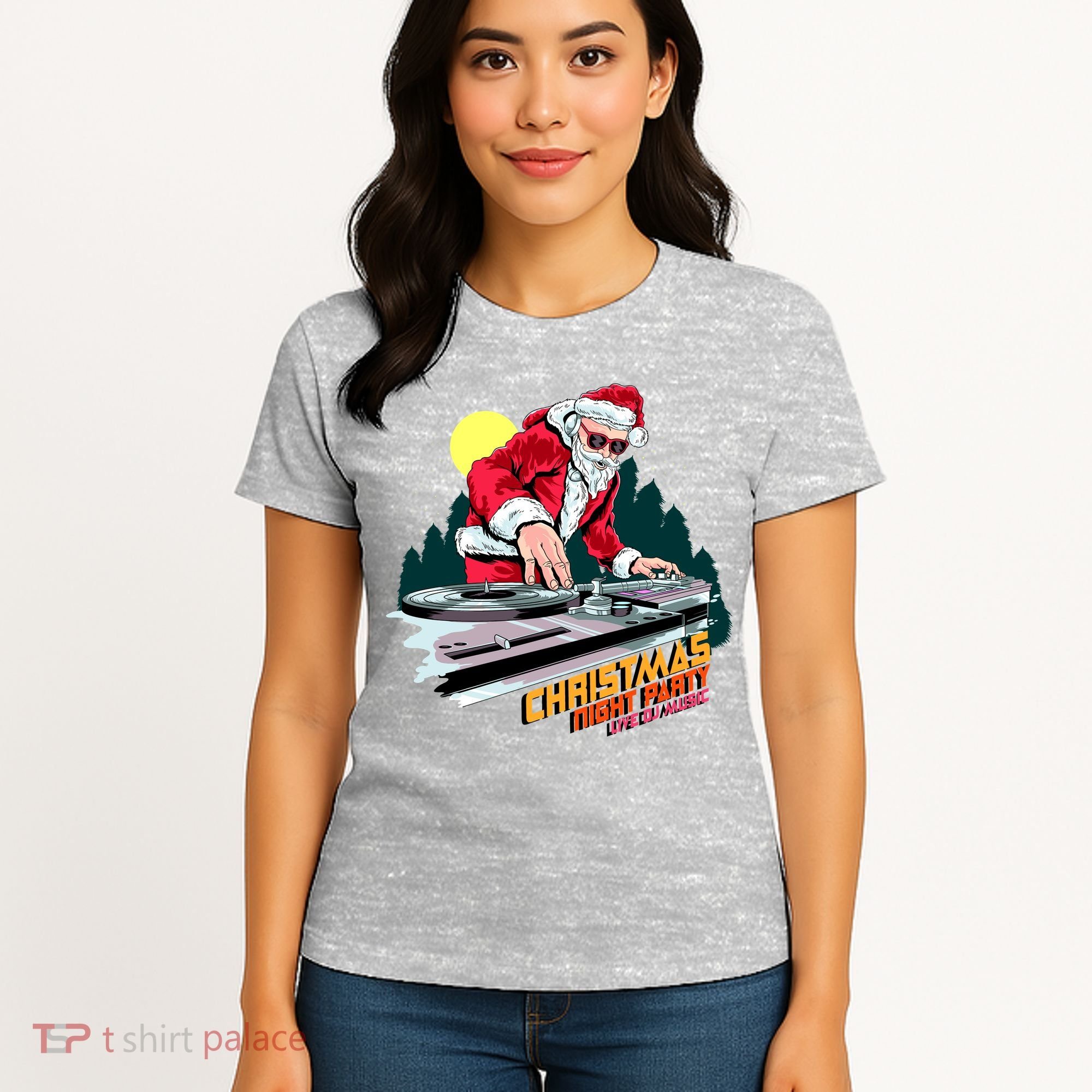 Santa Is The DJ Women's T-Shirt