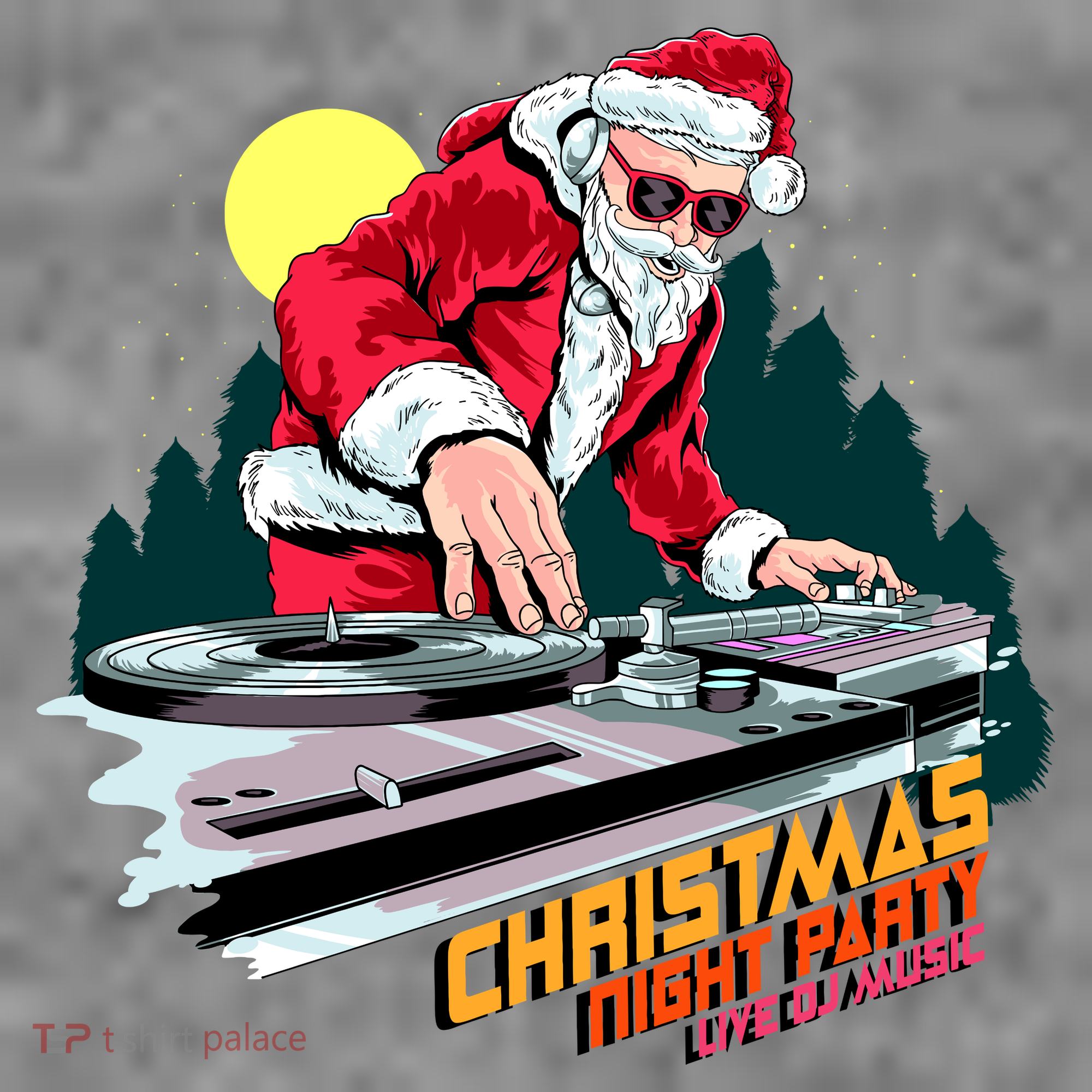 Santa Is The DJ Women's T-Shirt