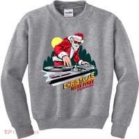 Santa Is The DJ Kids Sweatshirt thumb 0