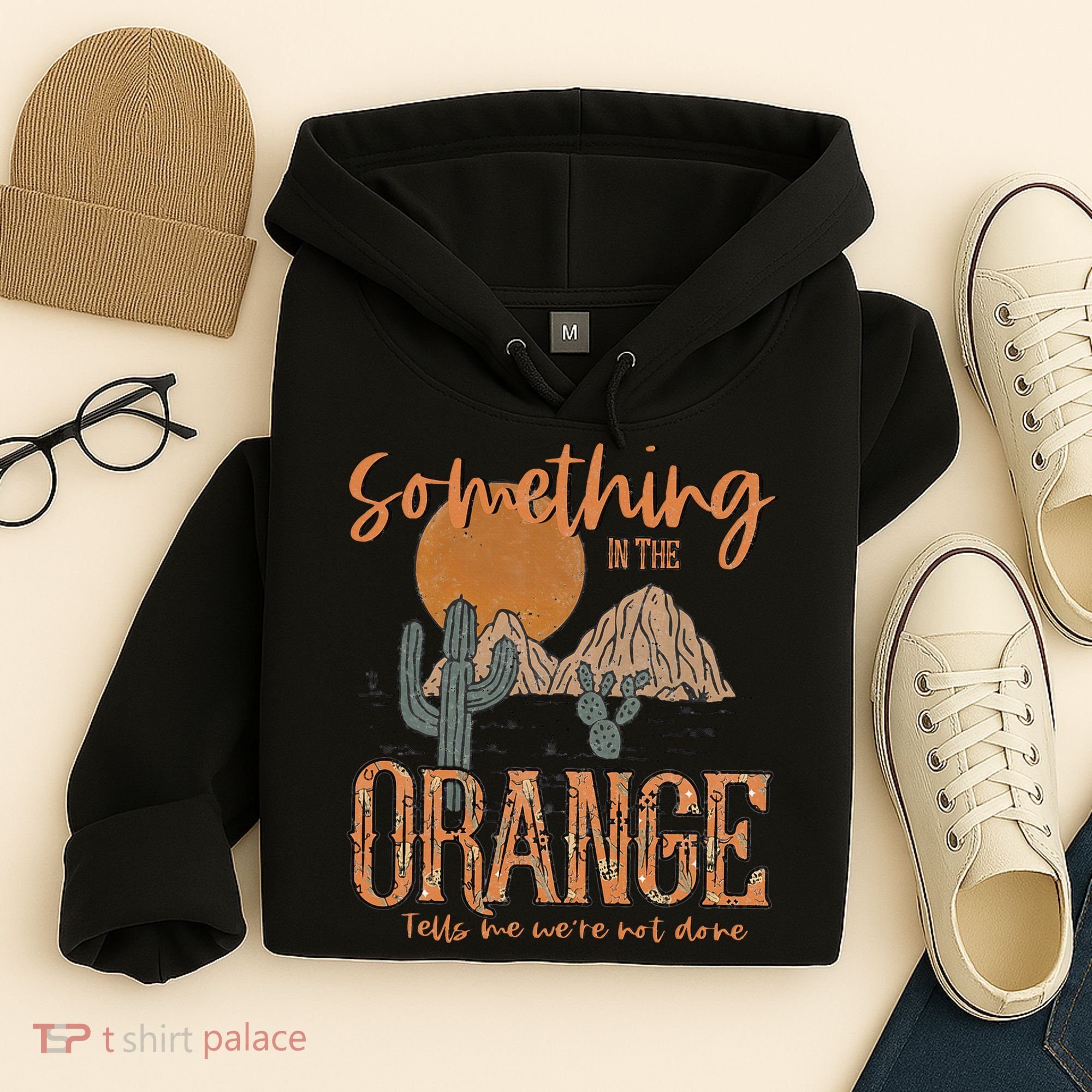 Something In The Orange Country Western Hoodie