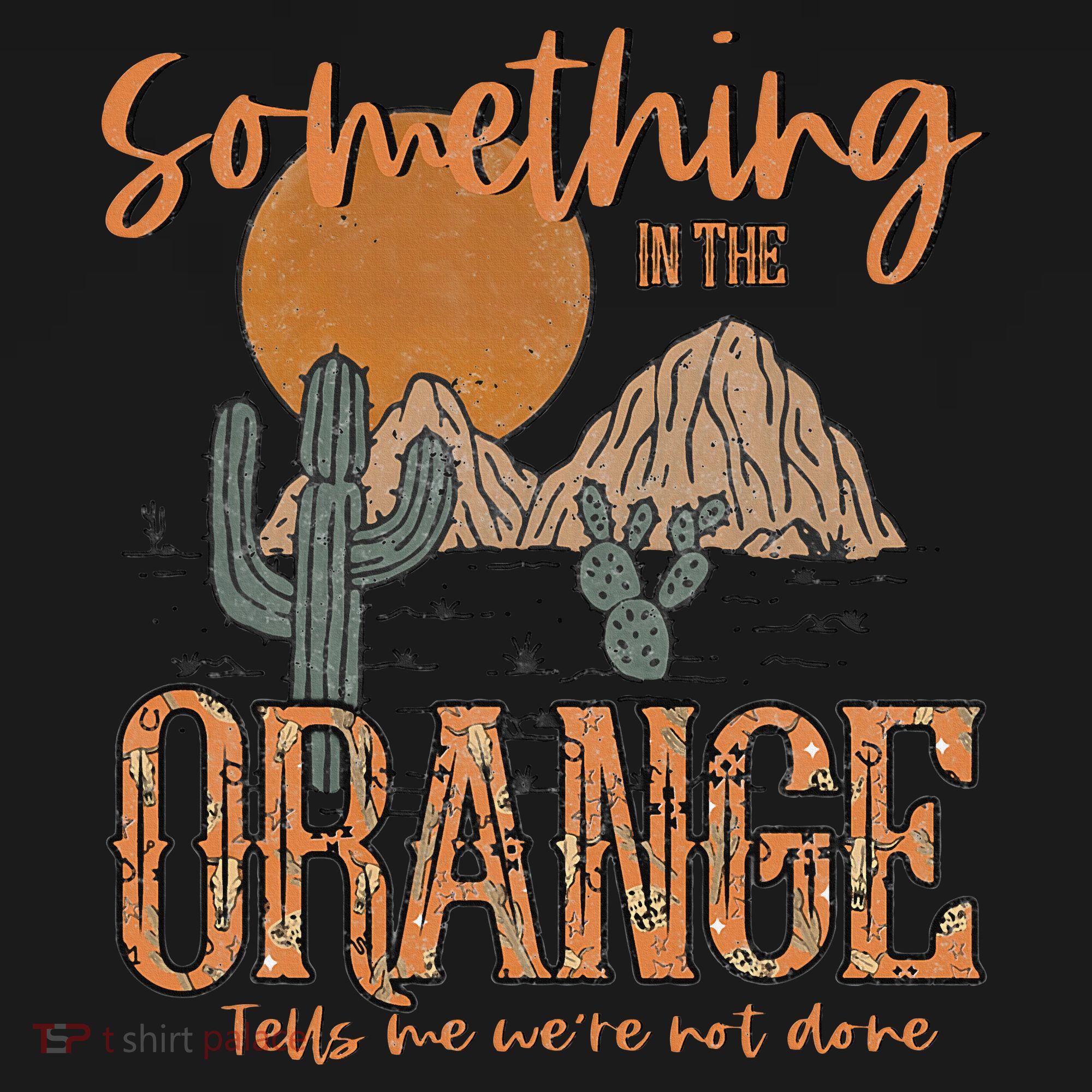 Something In The Orange Country Western Mousepad