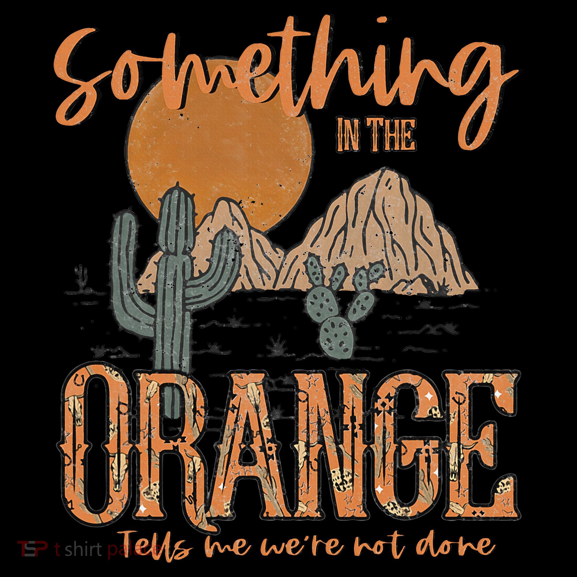 Something In The Orange Country Western Women's Tank Top
