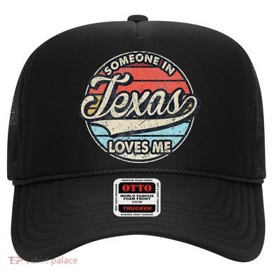 Someone In Texas Loves Me Us State Cool Retro Hat