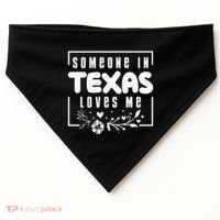 Someone In Texas Loves Me USA-Made Doggie Bandana thumb 0