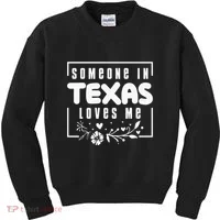 Someone In Texas Loves Me Kids Sweatshirt thumb 0