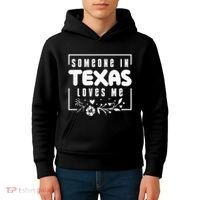 Someone In Texas Loves Me Kids Hoodie thumb 4