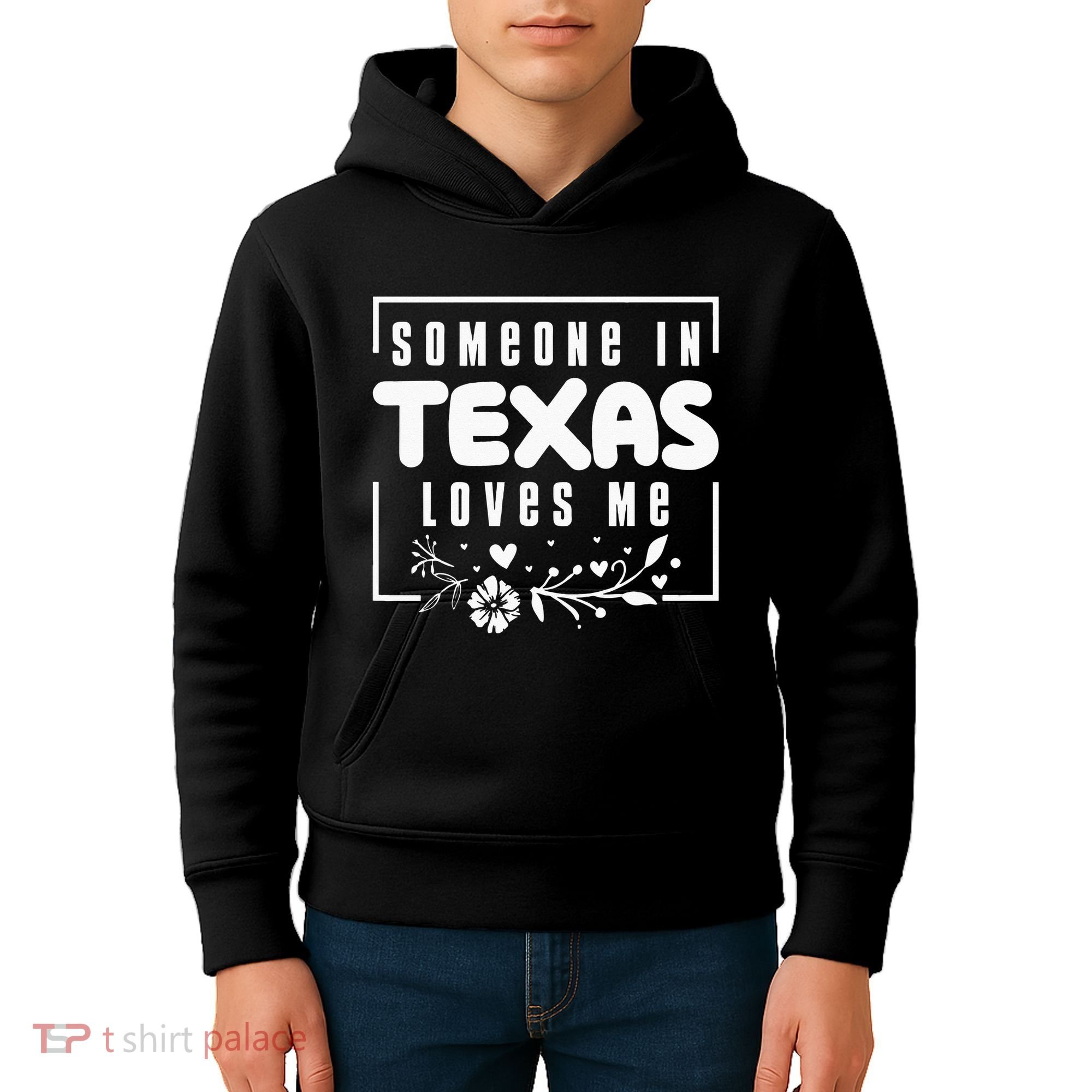 Someone In Texas Loves Me Kids Hoodie