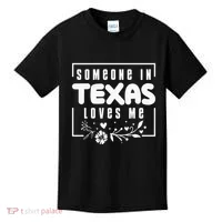 Someone In Texas Loves Me Kids T-Shirt thumb 0