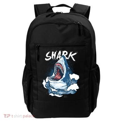 Shark In The Ocean Cool Sharks Week Waves Bite Backpack